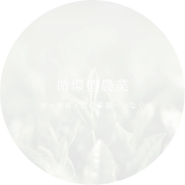 循環型農業 ゼロ廃棄・次の茶葉へつなぐ